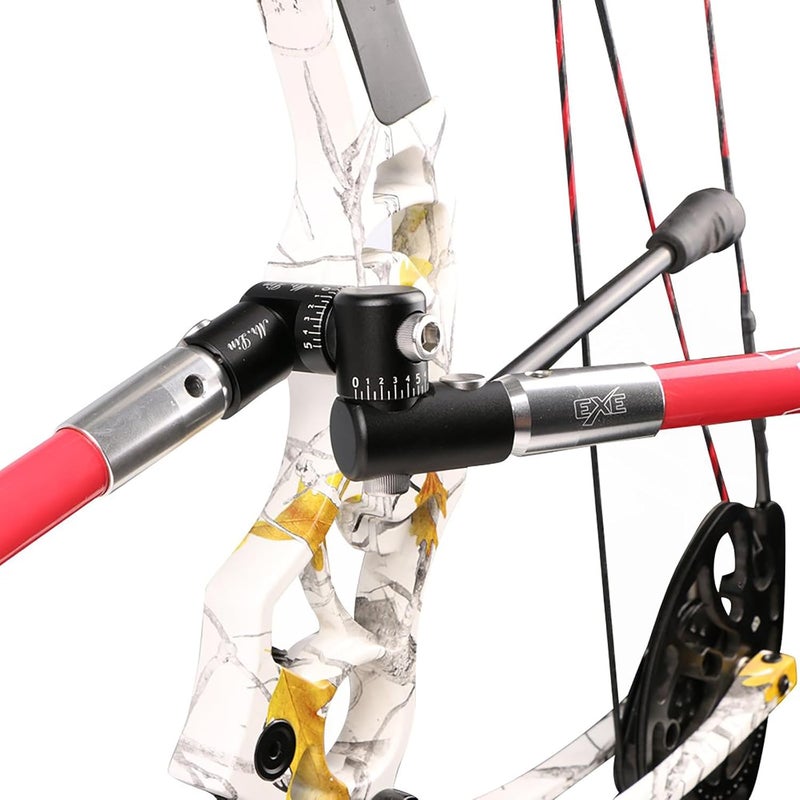 sf. Archery Single Side Adjustable V-Bar Mount Quick Disconnect,Bow Rod Stabilizer,Sidebar Mount Pkg,Bow stabilizer,Back bar stabilizer Mount,Archery Bow Stabilizer for Compound Bow - Image 5